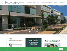 Tablet Screenshot of magalia.net
